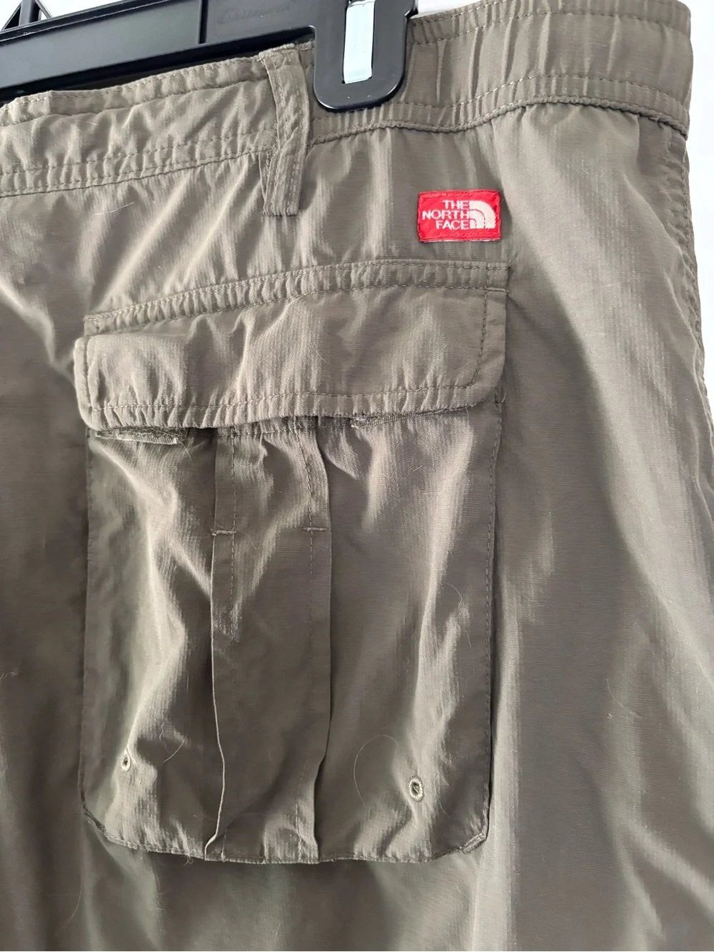 Men's Northface Cargo Hiking Pants in Olive Green